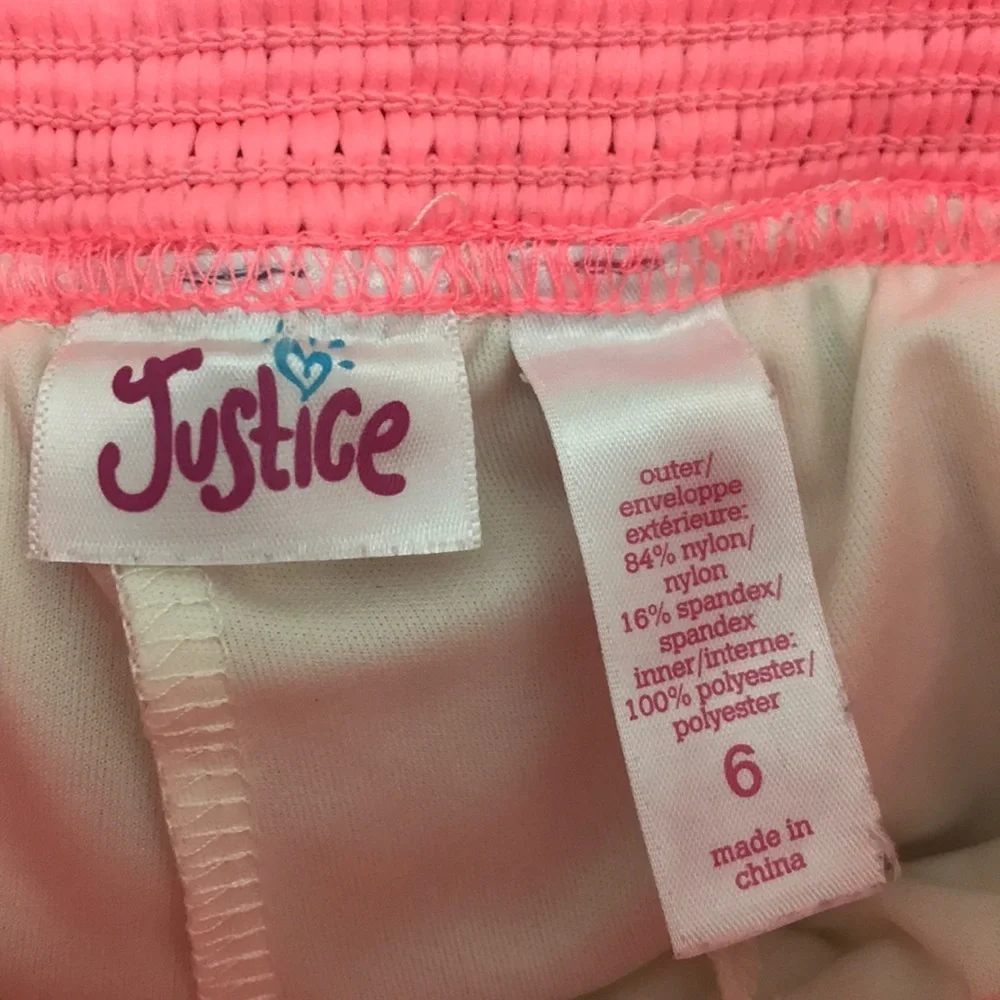 Justice Flouncy Flower Skater Skirt